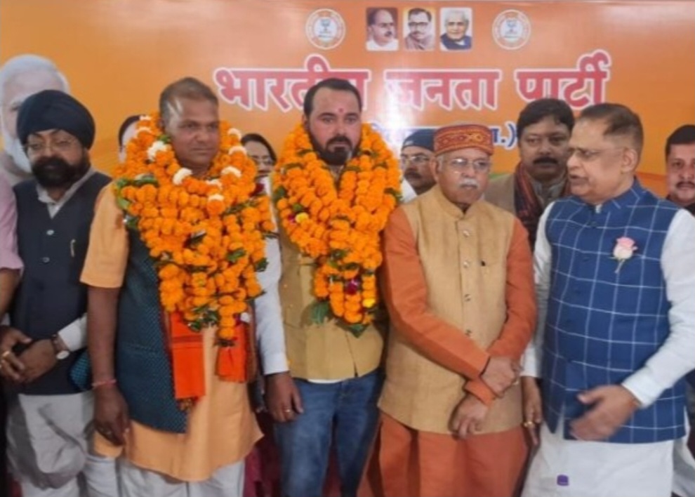भाजपा संगठन में “कुमावत राज” ख़त्म, दीपक सिंह और मोहित जायसवाल बने जिला अध्यक्ष