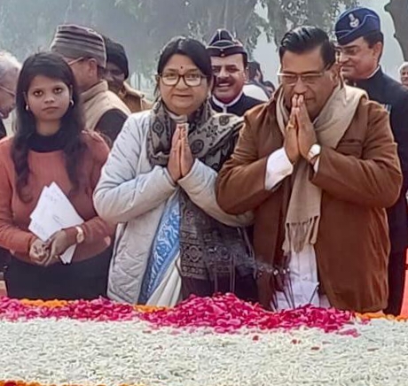 भारत रत्न पूर्व प्रधान मंत्री  लालबहादुर शास्त्री  की 60 वीं पुण्यतिथि पर दी गई श्रद्धांजलि