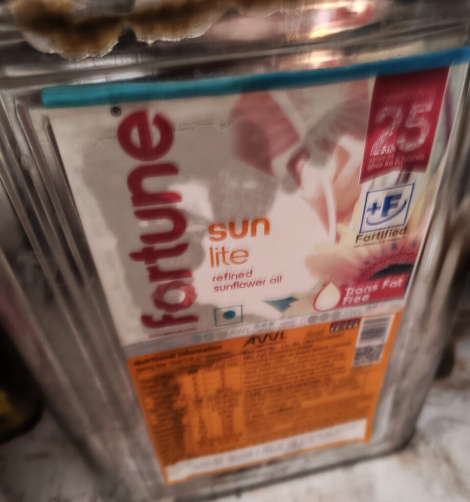 बिलासपुर में भी बिक रहा अडानी फार्चून का नकली और मिलावटी खाद्य तेल!