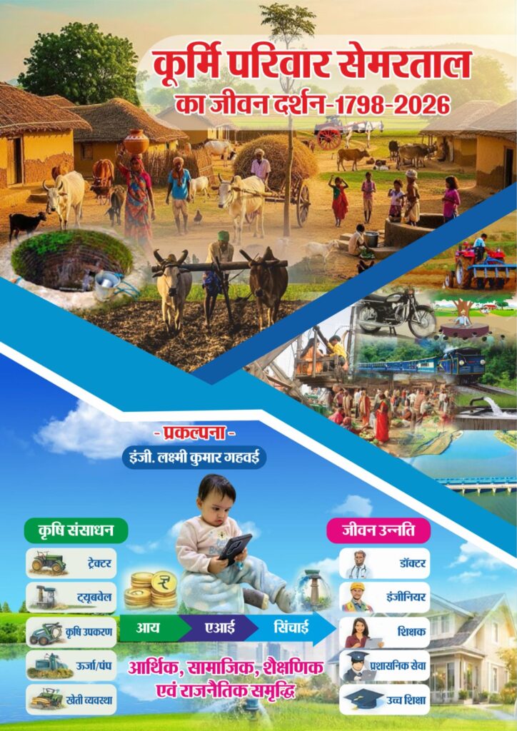 कूर्मि परिवार दर्शन ग्रंथ एक ऐतिहासिक दर्पण भी :कूर्मि डॉ विश्वनाथ  कश्यप